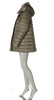 GIACCONE DONNA CONFORMATO ZIP BOTTONI TASCHE COULISSE CAPPUCCIO ECOPELLICCIA MARCA FOUR STREETS ART. T250SP