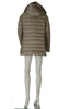 GIACCONE DONNA CONFORMATO ZIP BOTTONI TASCHE COULISSE CAPPUCCIO ECOPELLICCIA MARCA FOUR STREETS ART. T250SP
