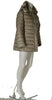 GIACCONE DONNA CONFORMATO ZIP BOTTONI TASCHE COULISSE CAPPUCCIO ECOPELLICCIA MARCA FOUR STREETS ART. T250SP