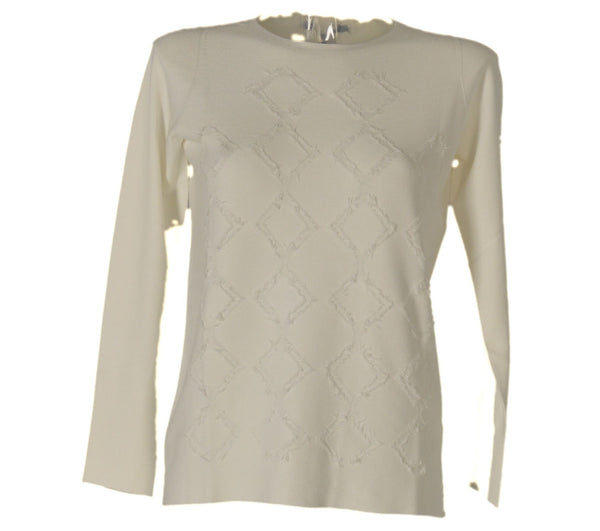 MAGLIONE DONNA VISCOSA MANICA LUNGA GIROCOLLO MAGLIFICIO DI NIBIONNO ART.S715415