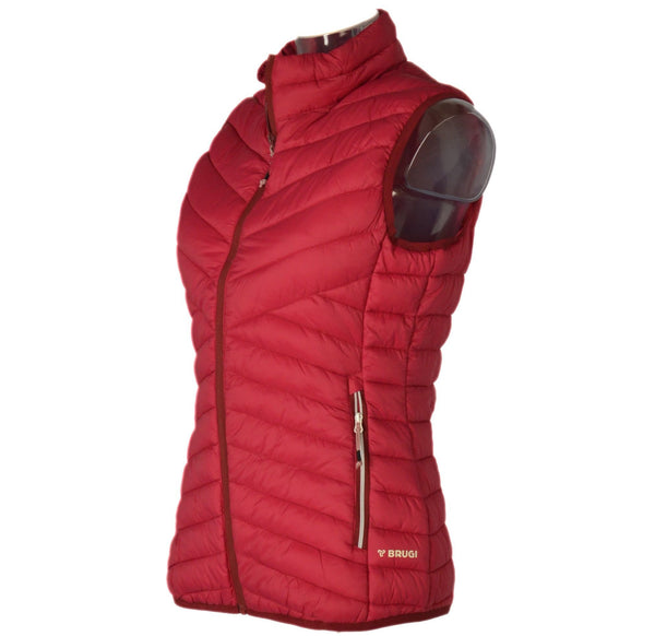GILET DONNA ZIP TASCHE LEGGERO TRASPIRANTE MARCA BRUGI ART.NC2A