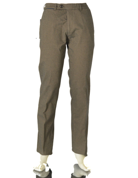 PANTALONE UOMO ZIP BOTTONE TASCHE FRANCESI MICRO FANTASIA BUGATTI ART.1423 26348
