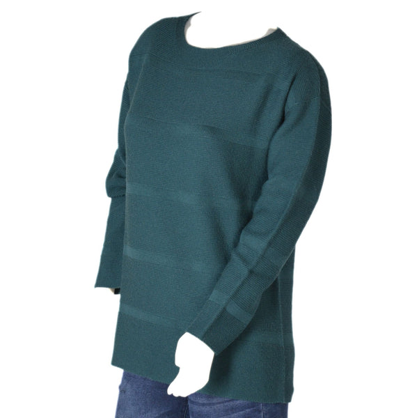 MAGLIONE DONNA GIROCOLLO PURA LANA VERGINE MARCA RIVA TRICOT ART.S715614