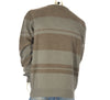 MAGLIONE UOMO GIROCOLLO POLSINI FASCIA RIGHE MARCA 20 TERZI ART.1050 80
