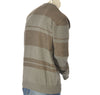 MAGLIONE UOMO GIROCOLLO POLSINI FASCIA RIGHE MARCA 20 TERZI ART.1050 80