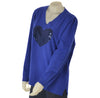 MAGLIONE DONNA RAGAZZA CURVY VISCOSA SCOLLO A V CUORE MARCA DOLCEMENTE ART.10