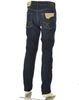 JEANS UOMO ZIP BOTTONE CINQUE TASCHE SCURO SLIM MARCA GAS ART.ALBERT