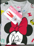 PIGIAMA BAMBINA SABOR TOPOLINA COTONE FELPATO DISNEY ART E6307