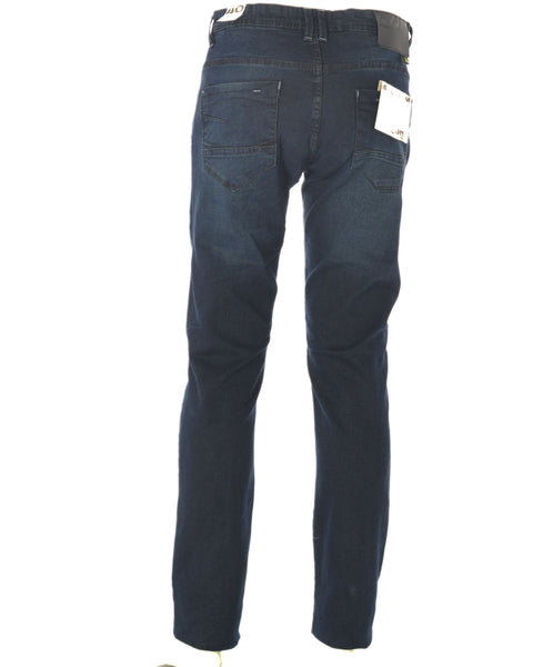 JEANS UOMO ZIP BOTTONE CINQUE TASCHE SCURO REGOLARE MARCA LOSAN ART.22K-9004AL