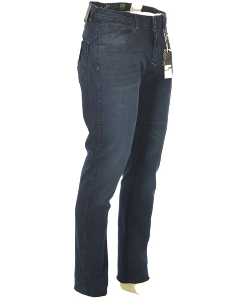 JEANS UOMO ZIP BOTTONE CINQUE TASCHE SCURO REGOLARE MARCA LOSAN ART.22K-9004AL