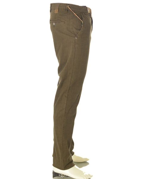 PANTALONI UOMO ZIP BOTTONE CINQUE TASCHE QUADRI MARCA SEA BARRIER ART.GENEPY-88