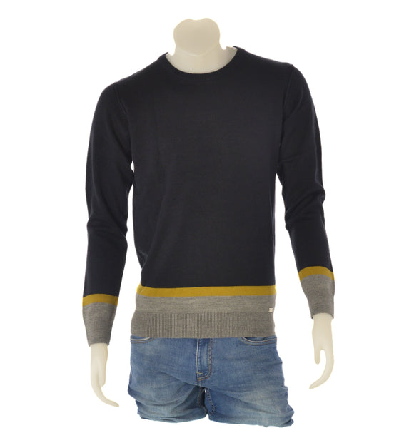 MAGLIONE UOMO RAGAZZO GIROCOLLO POLSINI MARCA URBAN RING ART.UR30057