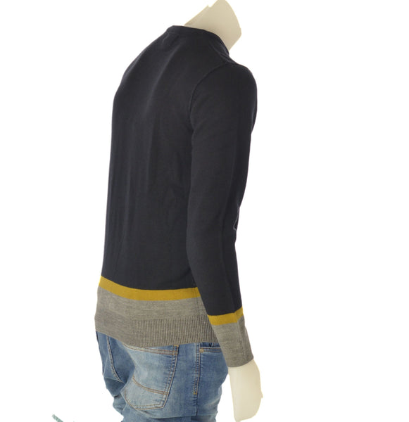 MAGLIONE UOMO RAGAZZO GIROCOLLO POLSINI MARCA URBAN RING ART.UR30057