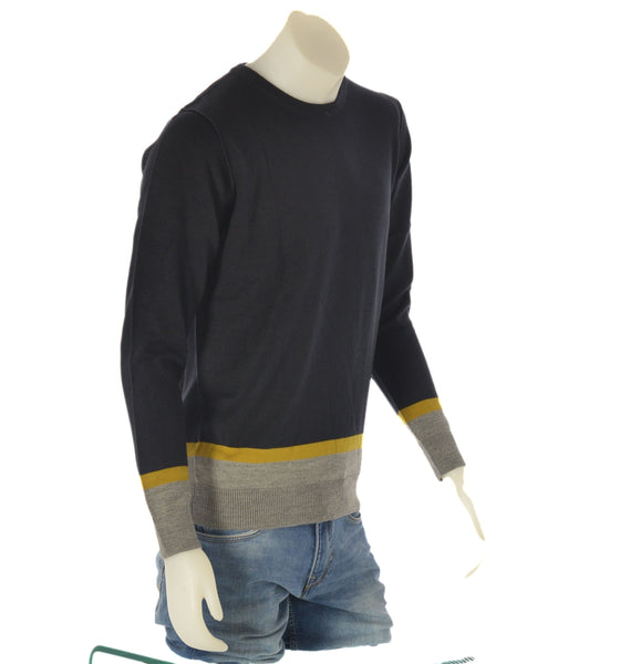 MAGLIONE UOMO RAGAZZO GIROCOLLO POLSINI MARCA URBAN RING ART.UR30057