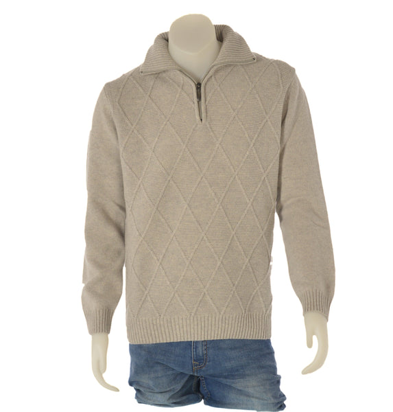 MAGLIONE UOMO META ZIP LAVORAZIONE SPORTING MARE ART. 1500/30Z