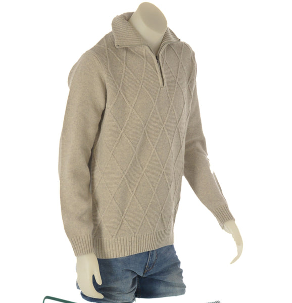 MAGLIONE UOMO META ZIP LAVORAZIONE SPORTING MARE ART. 1500/30Z