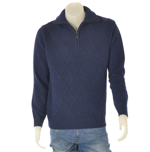 MAGLIONE UOMO META ZIP LAVORAZIONE SPORTING MARE ART. 1500/30Z