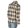 CAMICIA UOMO RAGAZZO PURO COTONE VELLUTO SCOZZESE MARCA GAS ART.KINS CK10