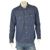 CAMICIA UOMO JEANS AUTOMATICI TASCHE REGULAR STONDATA MARCA LEE ART.L66WCUVK