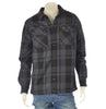 CAMICIA GIACCA UOMO BOTTONI FELPATA SCOZZESE MARCA SUPERDRY ART.M4010548A