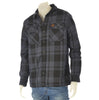 CAMICIA GIACCA UOMO BOTTONI FELPATA SCOZZESE MARCA SUPERDRY ART.M4010548A