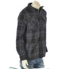CAMICIA GIACCA UOMO BOTTONI FELPATA SCOZZESE MARCA SUPERDRY ART.M4010548A