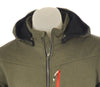 GIACCA UOMO ZIP CAPPUCCIO POLSINO TRASPIRANTE ANTIVENTO MARCA BRUGI ART.N81H