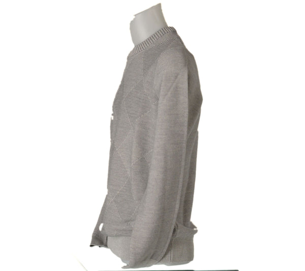 MAGLIONE UOMO GIROCOLLO POLSINI FASCIA ROMBI MARCA SPORTING MARE ART.1260/80