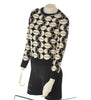 MAGLIONE DONNA GIROCOLLO POLSNI FASCIA FANTASIA MORBIDO CALDO MARCA CAVALLERI BARBARELLA ART.7238