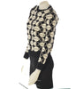 MAGLIONE DONNA GIROCOLLO POLSNI FASCIA FANTASIA MORBIDO CALDO MARCA CAVALLERI BARBARELLA ART.7238