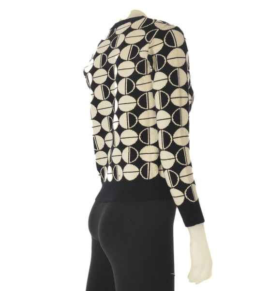 MAGLIONE DONNA GIROCOLLO POLSNI FASCIA FANTASIA MORBIDO CALDO MARCA CAVALLERI BARBARELLA ART.7238