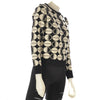 MAGLIONE DONNA GIROCOLLO POLSNI FASCIA FANTASIA MORBIDO CALDO MARCA CAVALLERI BARBARELLA ART.7238