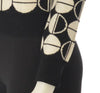 MAGLIONE DONNA GIROCOLLO POLSNI FASCIA FANTASIA MORBIDO CALDO MARCA CAVALLERI BARBARELLA ART.7238