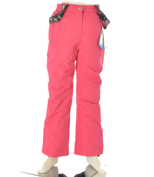 PANTALONE SCI RAGAZZA ZIPBOTTINI BRETELLE IDROREPELLENTE IMPERMEABILE ANTIVENTO MARCA BRUGI ART.J611T22K1C