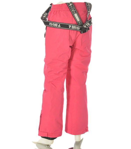 PANTALONE SCI RAGAZZA ZIPBOTTINI BRETELLE IDROREPELLENTE IMPERMEABILE ANTIVENTO MARCA BRUGI ART.J611T22K1C