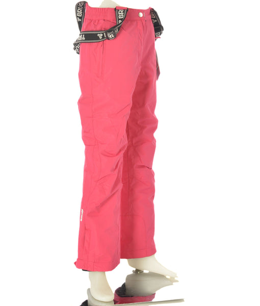PANTALONE SCI RAGAZZA ZIPBOTTINI BRETELLE IDROREPELLENTE IMPERMEABILE ANTIVENTO MARCA BRUGI ART.J611T22K1C