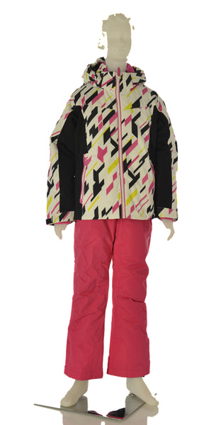 GIACCA SCI RAGAZZA ZIP CAPPUCCIO IMPERMEABILE TRASPIRANTE IDROREPELLENTE ANTIVENTO MARCA BRUGI ART. J319T48H.