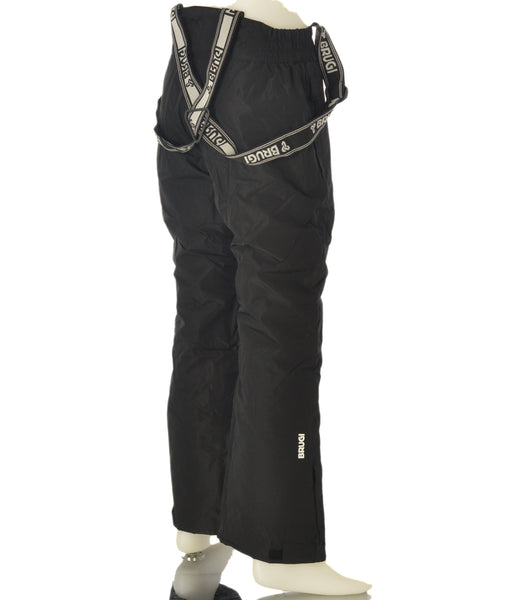 PANTALONI RAGAZZO ZIP BRETELLE TASCHE IMPERMEABILE IDROREPELLENTE MARCA BRUGI ART.J542T22K1C