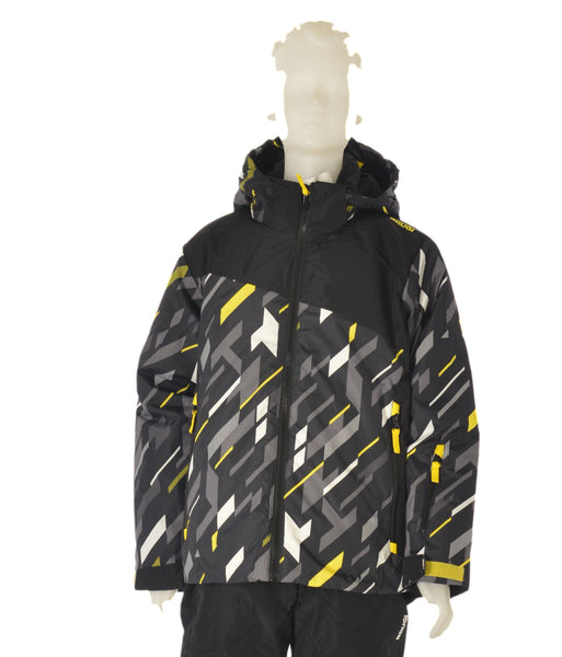 GIACCA SCI RAGAZZO ZIP CAPPUCCIO TASCHE IMPERMEABILE IDROREPELLENTE TRASPIRANTE ANTIVENTOMARCA BRUGI ART. JH4QT48H