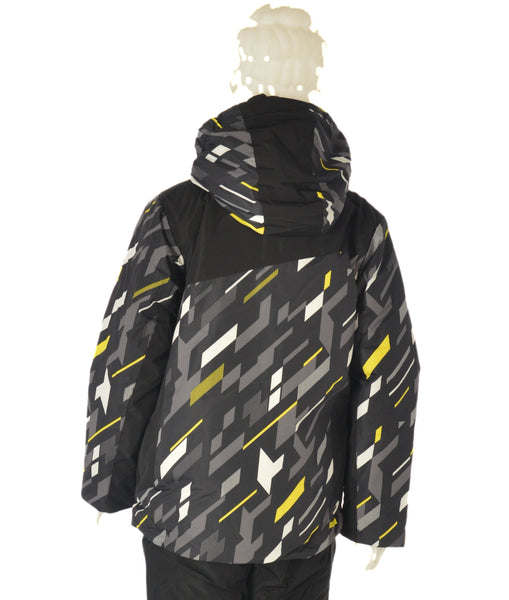 GIACCA SCI RAGAZZO ZIP CAPPUCCIO TASCHE IMPERMEABILE IDROREPELLENTE TRASPIRANTE ANTIVENTOMARCA BRUGI ART. JH4QT48H