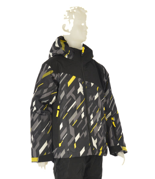 GIACCA SCI RAGAZZO ZIP CAPPUCCIO TASCHE IMPERMEABILE IDROREPELLENTE TRASPIRANTE ANTIVENTOMARCA BRUGI ART. JH4QT48H
