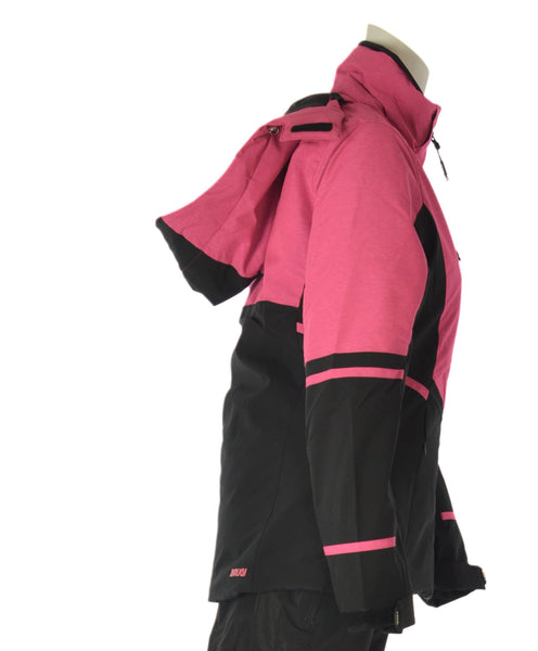 GIACCA SCI DONNA ZIP CAPPUCCIO TASCHE IMPERMEABILE TRASPIRANTE IDROREPELLENTE ANTIVENTO MARCA BRUGI ART. AE2WT48D
