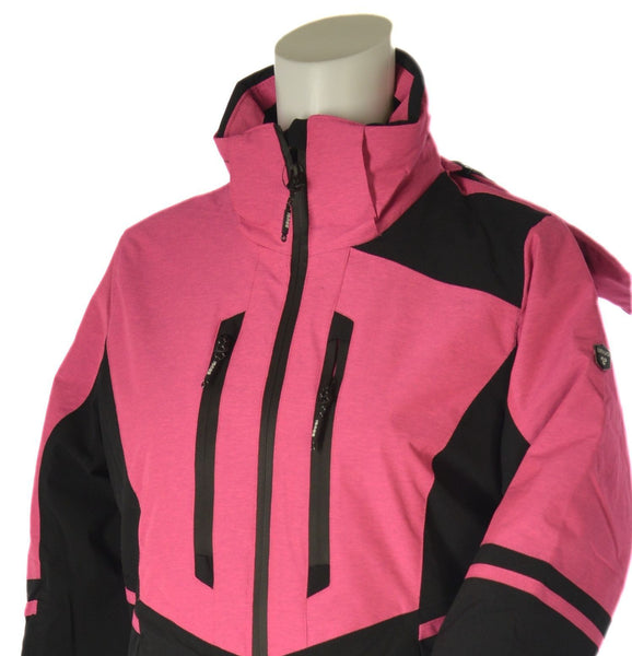 GIACCA SCI DONNA ZIP CAPPUCCIO TASCHE IMPERMEABILE TRASPIRANTE IDROREPELLENTE ANTIVENTO MARCA BRUGI ART. AE2WT48D