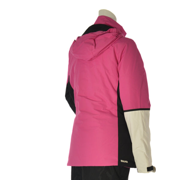 GIACCA SCI DONNA ZIP CAPPUCCIO REGOLARE IMPERMEABILE TRASPIRANTE IDROREPELLENTE ANTIVENTO MARCA BRUGI ART. AE2MT48A