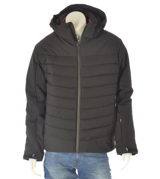 GIACCA UOMO ZIP CAPPUCCIO TASCHE IMPERMEABILE IDOREPELLENTE TRASPIRANTE ANTIVENTO MARCA BRUGI ART. AG4IT48B