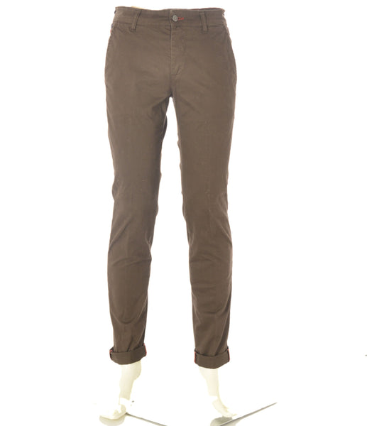 PANTALONI UOMO ZIP BOTTONE TASCHE RISVOLTO SLIM MARCA X-CAPE ART. MIKE