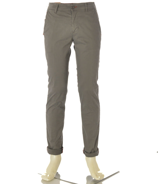 PANTALONI UOMO ZIP BOTTONE TASCHE RISVOLTO SLIM MARCA X-CAPE ART. MIKE