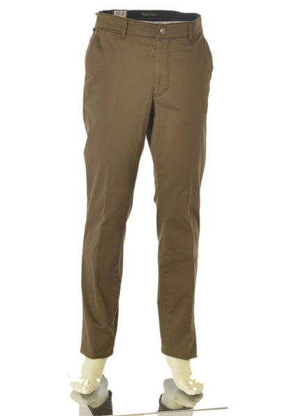 PANTALONI UOMO ZIP GANCIO TASCHE MICRO LAVORAZIONE REGULAR FIT MARCA LUIGI MORINI ART. IMOLA