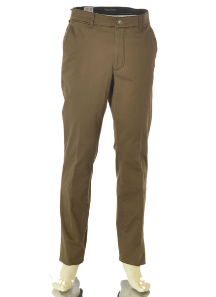 PANTALONI UOMO ZIP GANCIO TASCHE MICRO LAVORAZIONE REGULAR FIT MARCA LUIGI MORINI ART. IMOLA