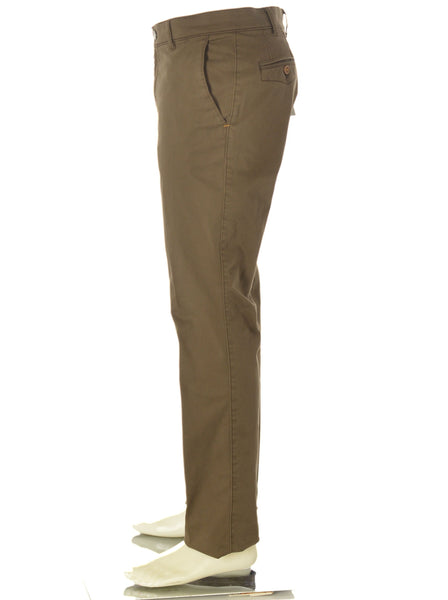 PANTALONI UOMO ZIP GANCIO TASCHE MICRO LAVORAZIONE REGULAR FIT MARCA LUIGI MORINI ART. IMOLA